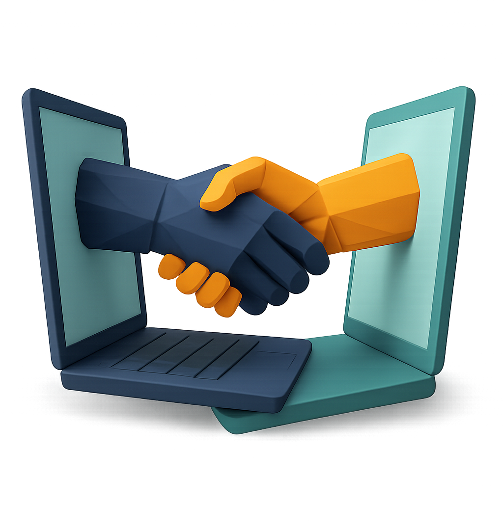20250523_1227_Virtual Handshake Collaboration_simple_compose_01jvyzf84sfev8jwz8zpwfj1ek-2